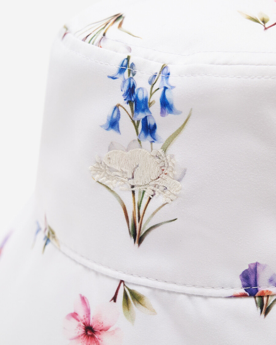 sombrero de pescador cooper con diseño floral para bebés y niños pequeños