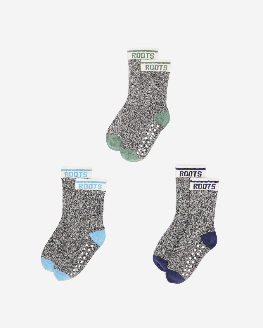 calcetines tobilleros tipo cabina para bebés y niños pequeños paquete de 3