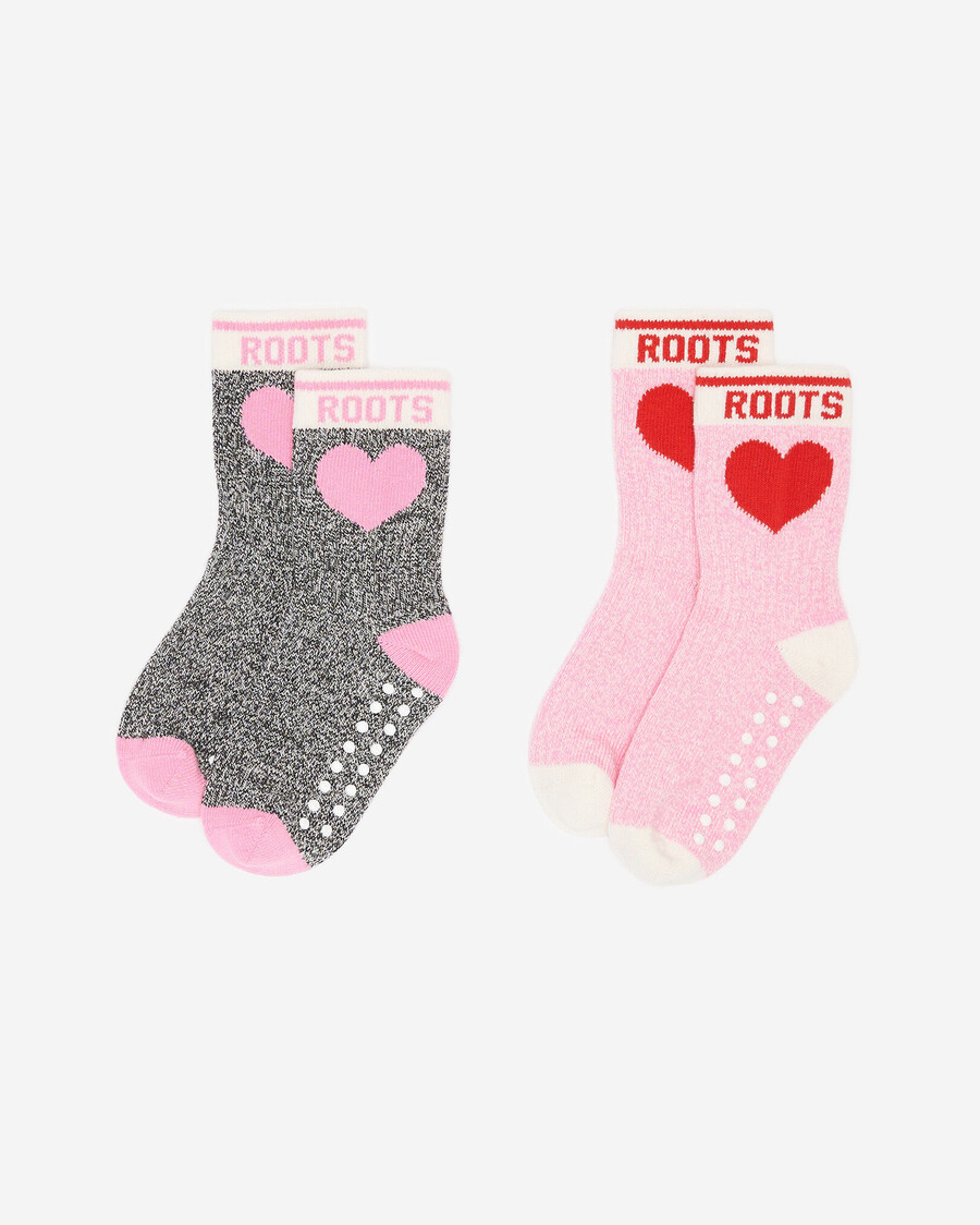 paquete de 2 calcetines love para bebés y niños pequeños