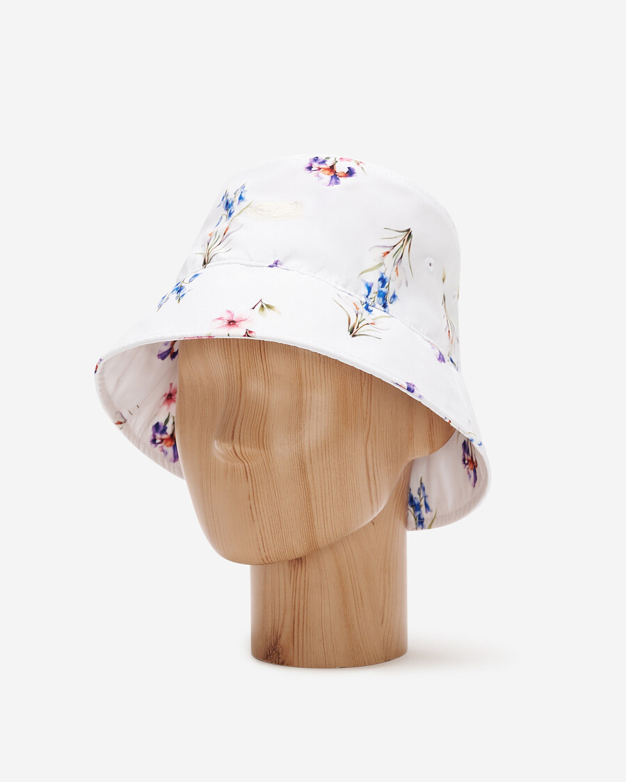 sombrero de pescador cooper con estampado floral para niños