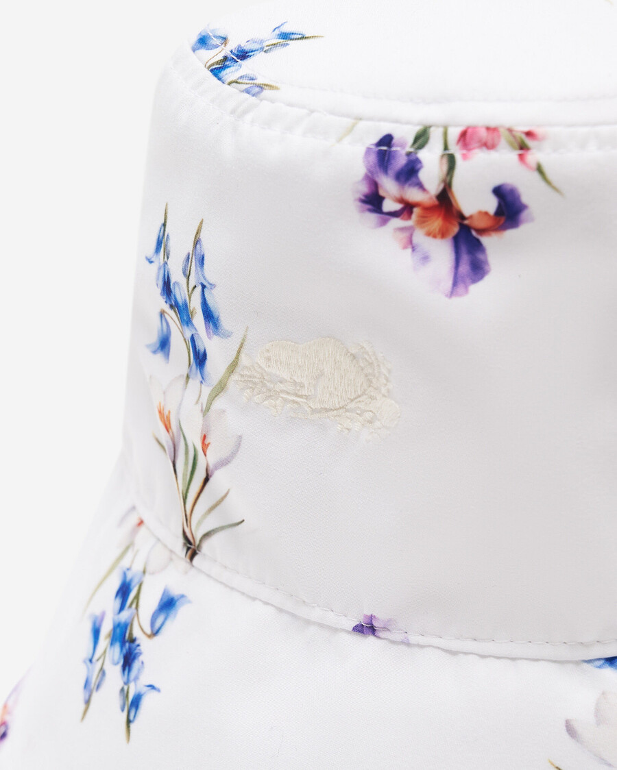 sombrero de pescador cooper con estampado floral para niños