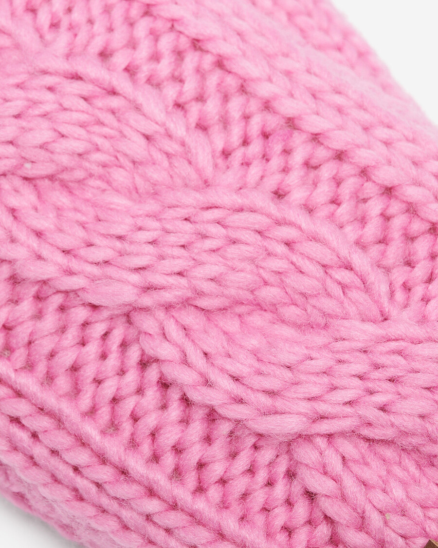 manoplas olivia cable para niños