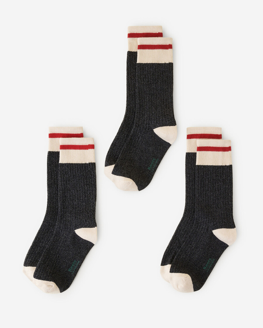 calcetines de algodón para niños paquete de 3