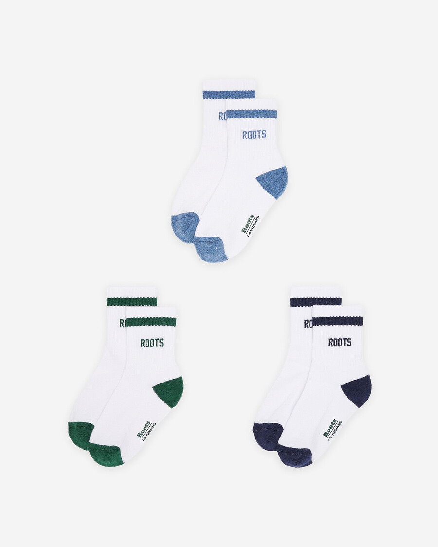 paquete de 3 calcetines pop para niños