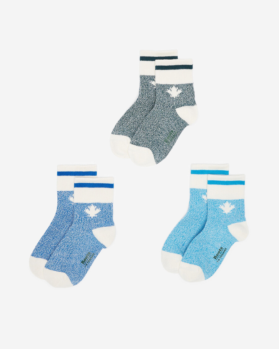 paquete de 3 calcetines de arce para niños