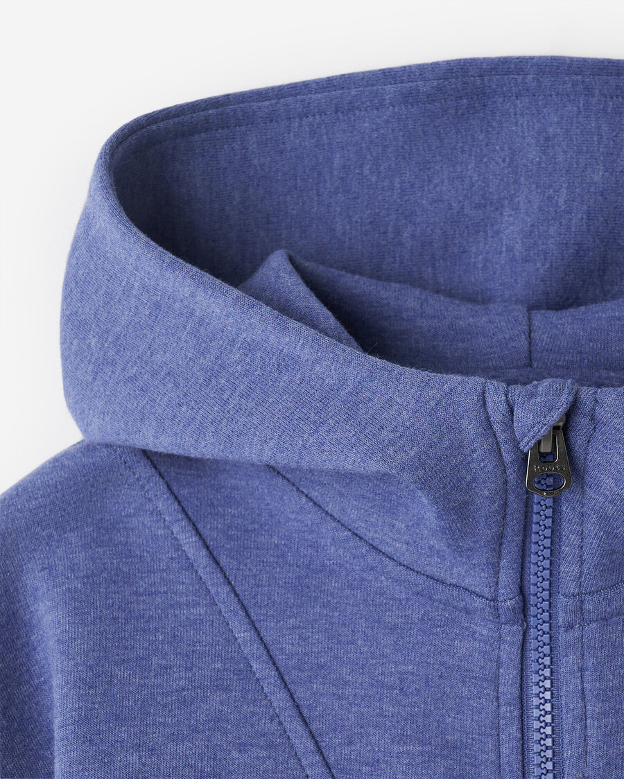 sudadera con capucha y cremallera activa para niñas