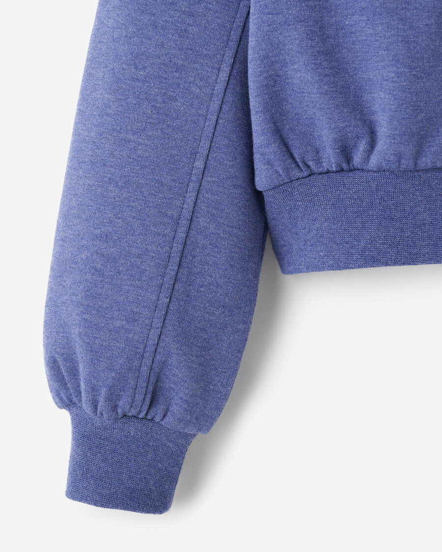 sudadera con capucha y cremallera activa para niñas