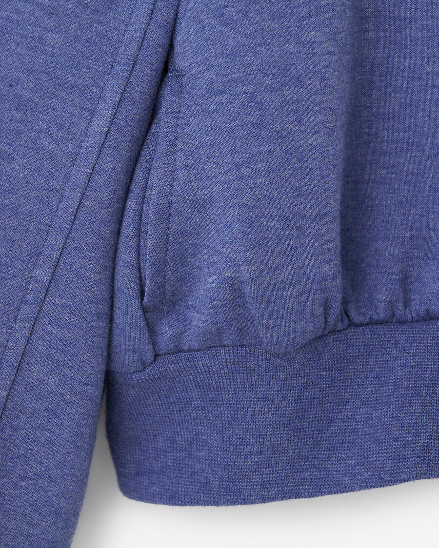 sudadera con capucha y cremallera activa para niñas