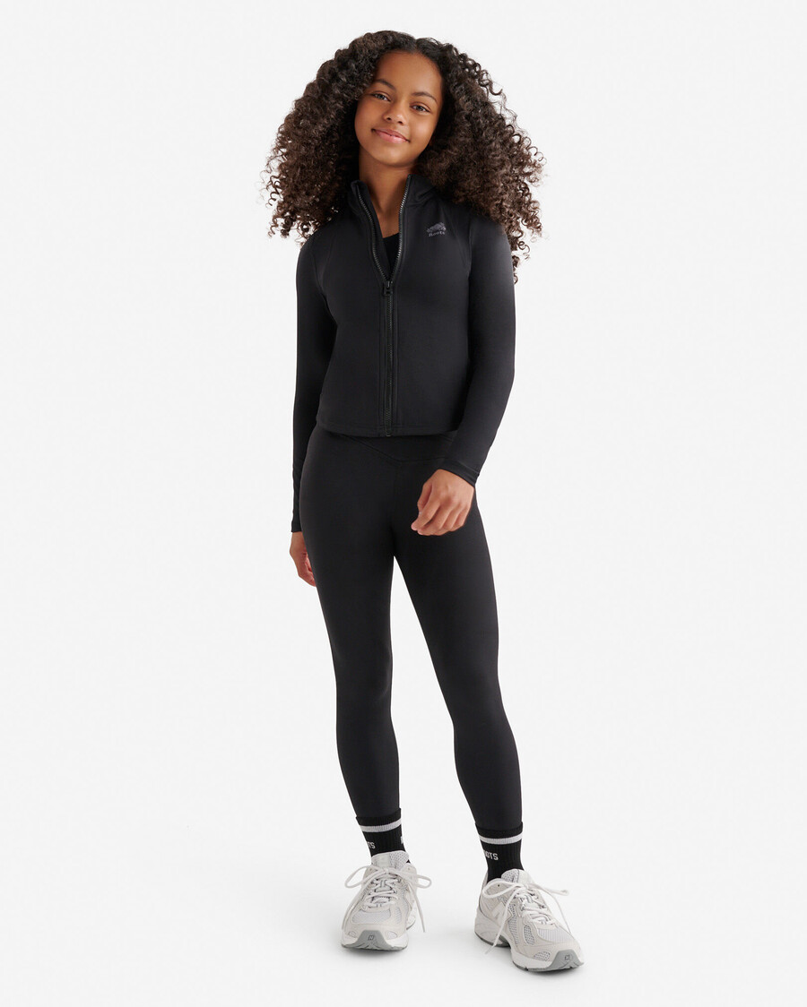 chaqueta deportiva ajustada para niña