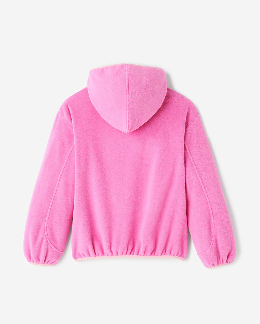 sudadera con capucha y cremallera completa de microfibra activa para niños