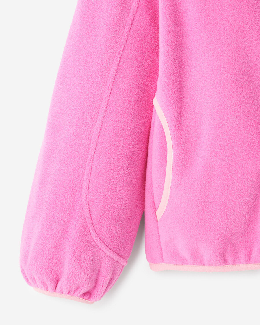 sudadera con capucha y cremallera completa de microfibra activa para niños