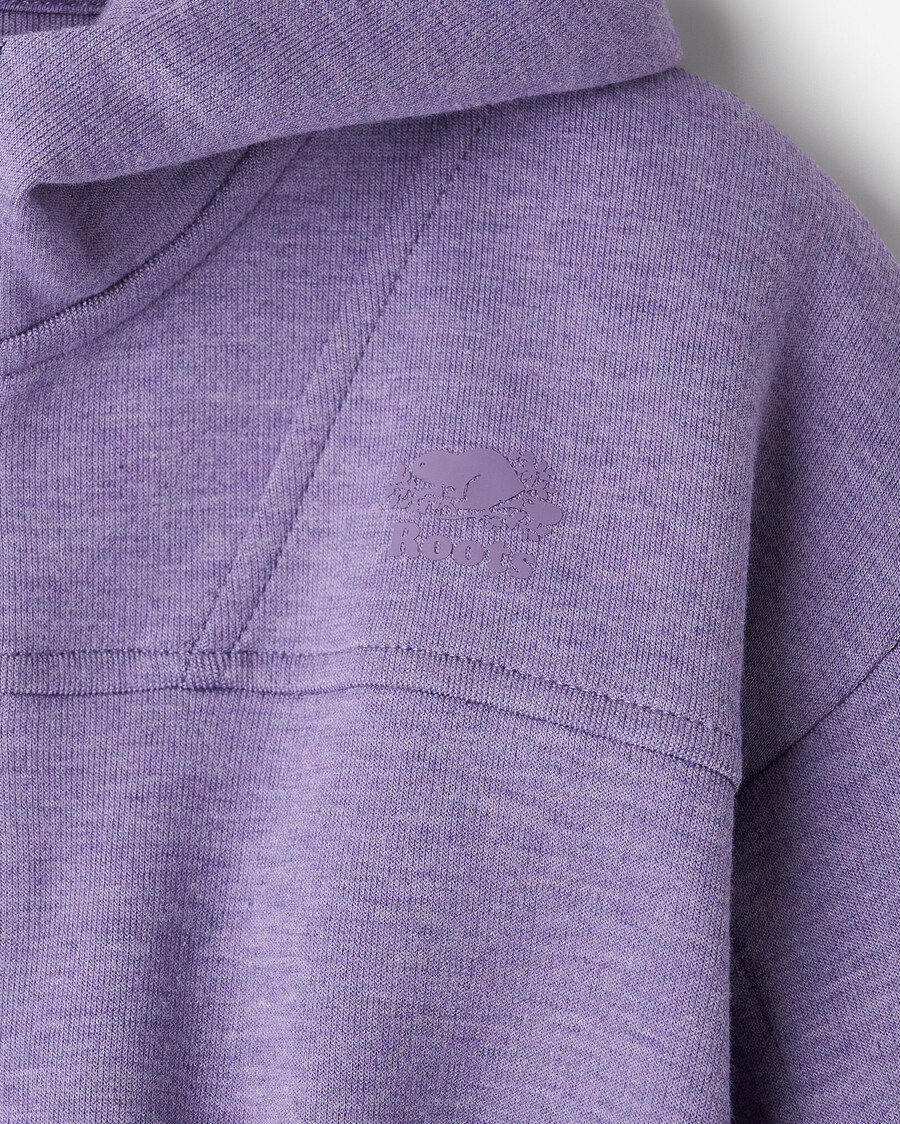 sudadera con capucha y cremallera activa para niñas pequeñas