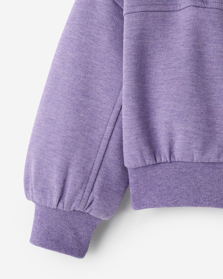 sudadera con capucha y cremallera activa para niñas pequeñas