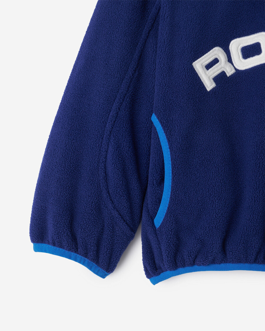 chaqueta deportiva de microfibra para niños pequeños con media cremallera