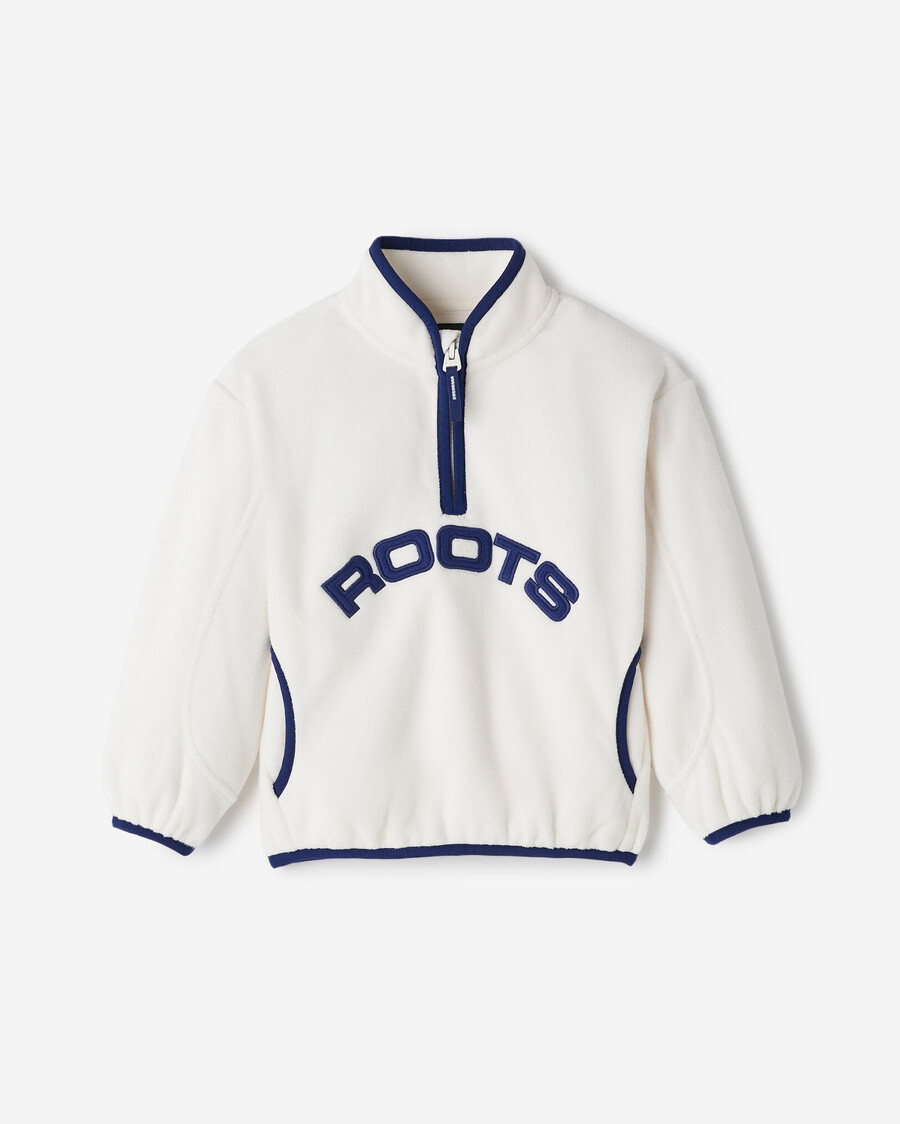 chaqueta deportiva de microfibra para niños pequeños con media cremallera