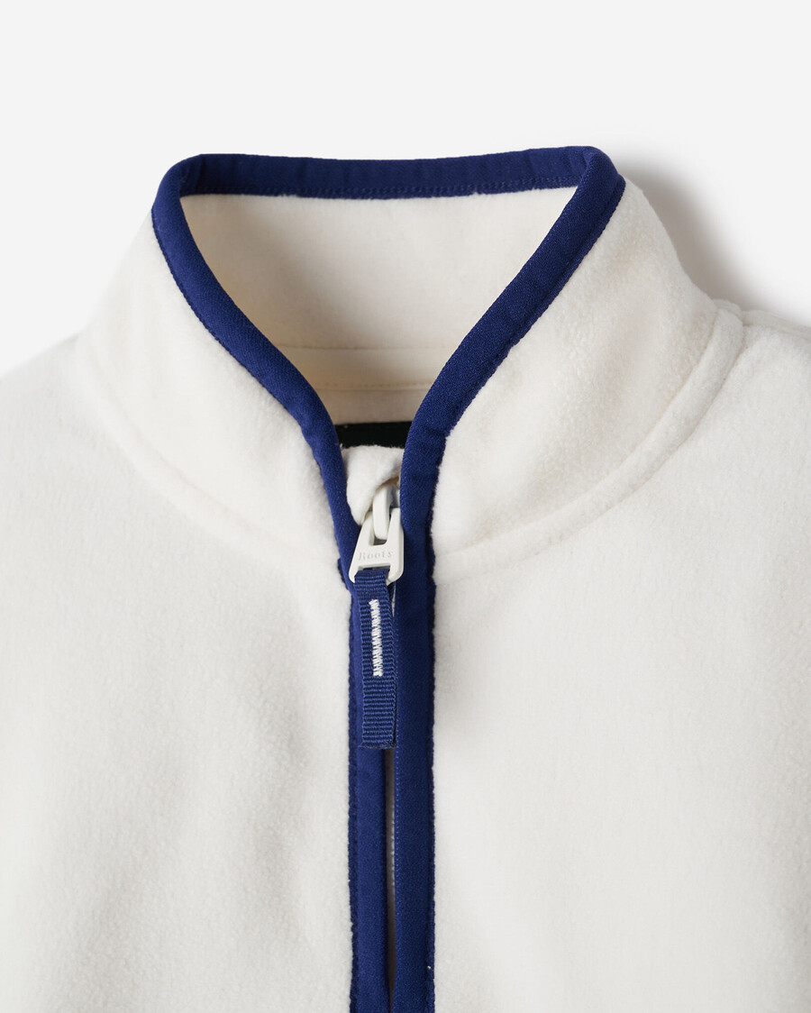 chaqueta deportiva de microfibra para niños pequeños con media cremallera