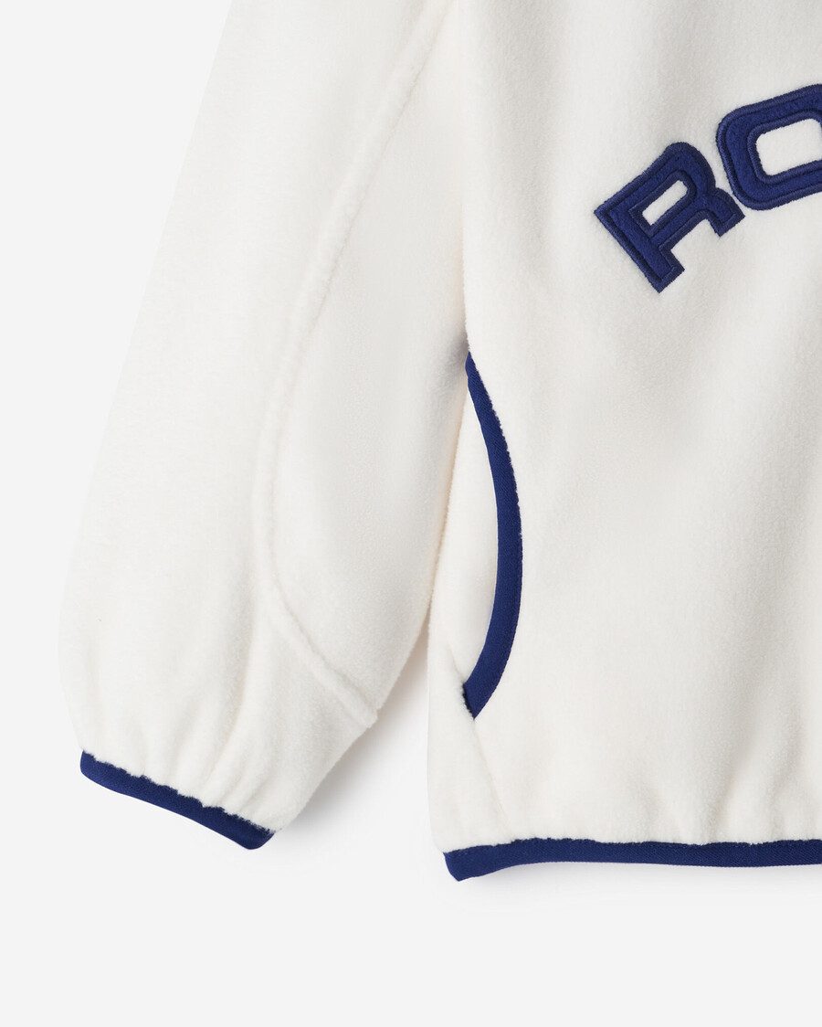 chaqueta deportiva de microfibra para niños pequeños con media cremallera