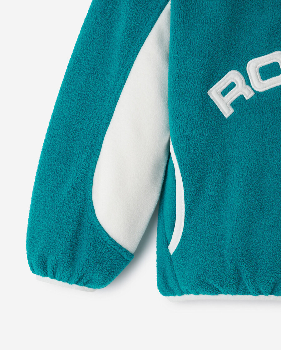 chaqueta deportiva de microfibra para niños pequeños con media cremallera