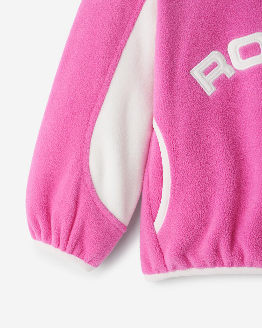 chaqueta deportiva de microfibra para niños pequeños con media cremallera