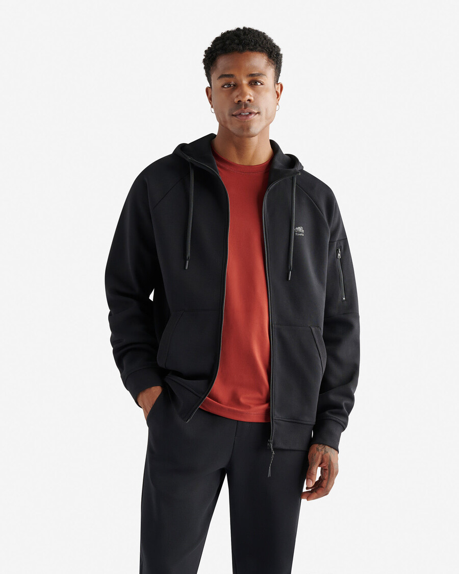 sudadera con capucha y cremallera completa recover