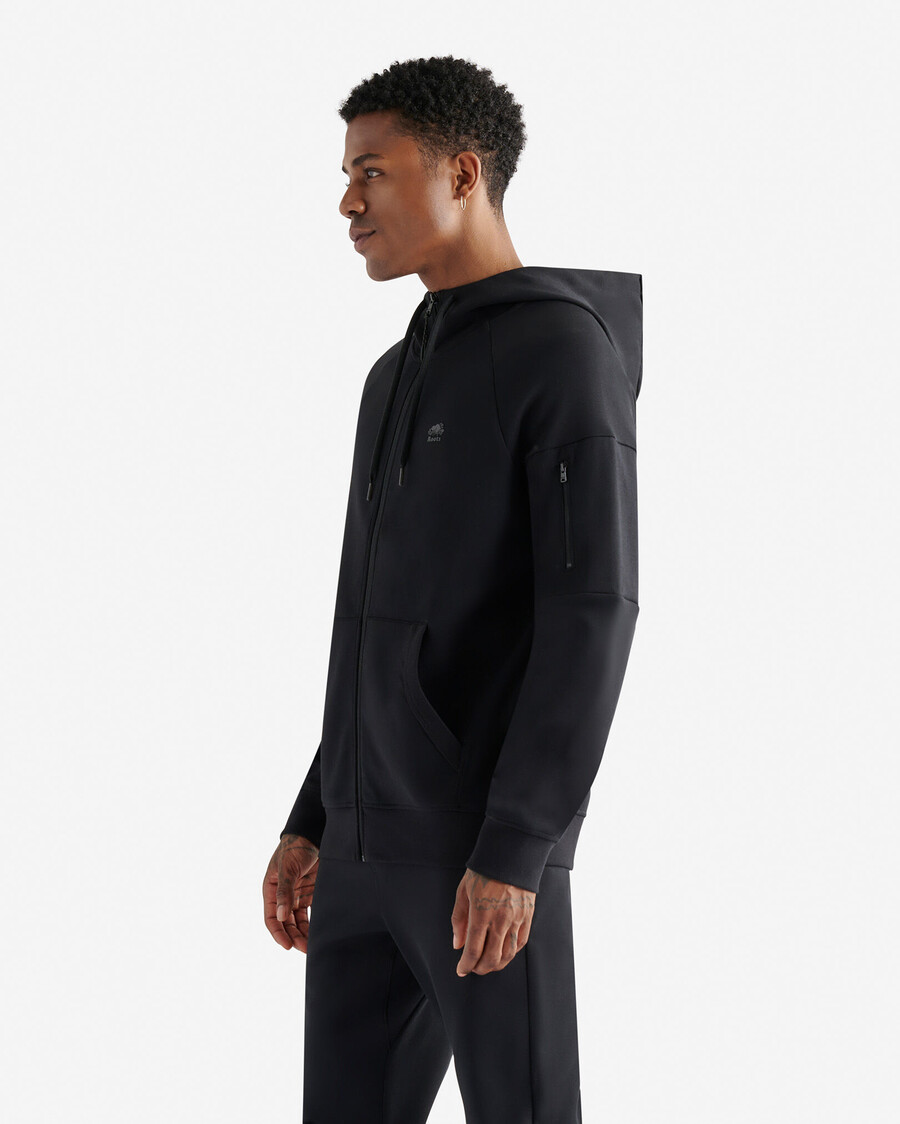 sudadera con capucha y cremallera completa recover