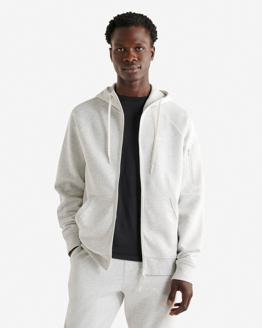 sudadera con capucha y cremallera completa recover