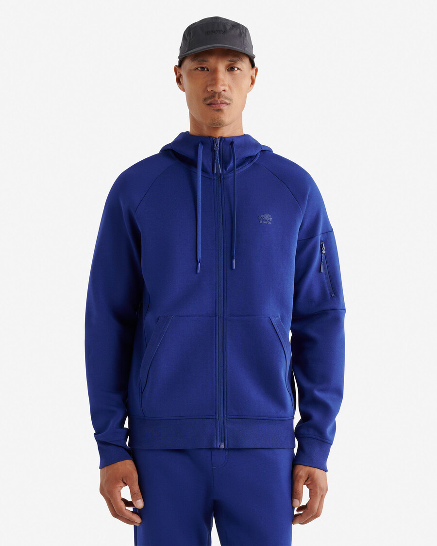 sudadera con capucha y cremallera completa recover interlock