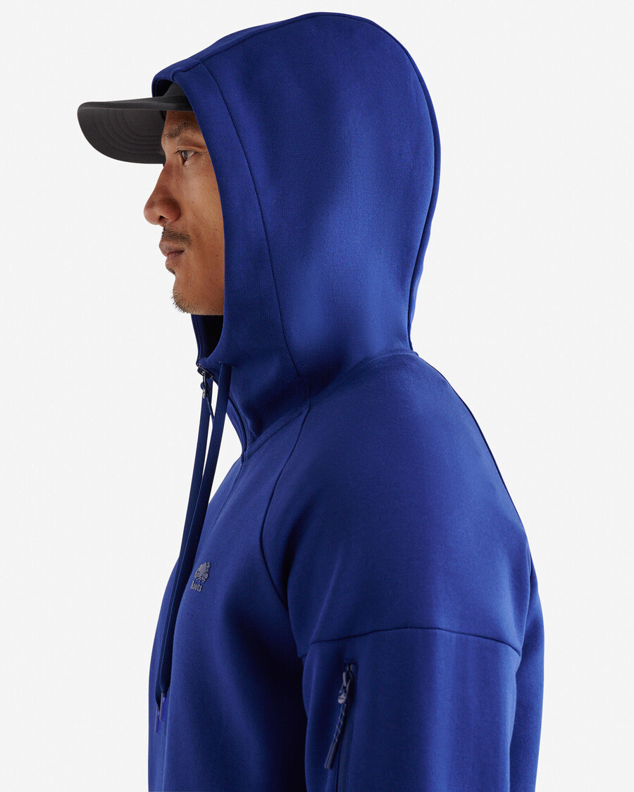 sudadera con capucha y cremallera completa recover interlock