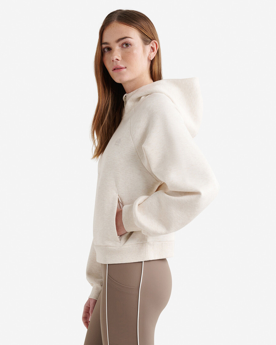 sudadera con capucha y media cremallera roam