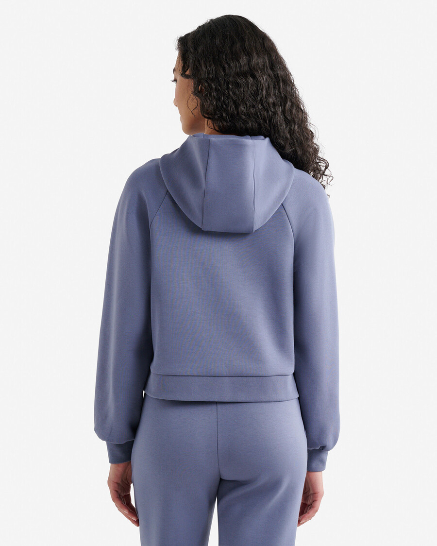 sudadera con capucha y media cremallera roam