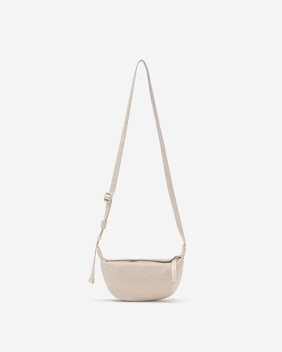 bolso pequeño de media luna de nailon