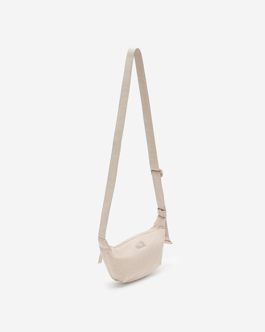 bolso pequeño de media luna de nailon