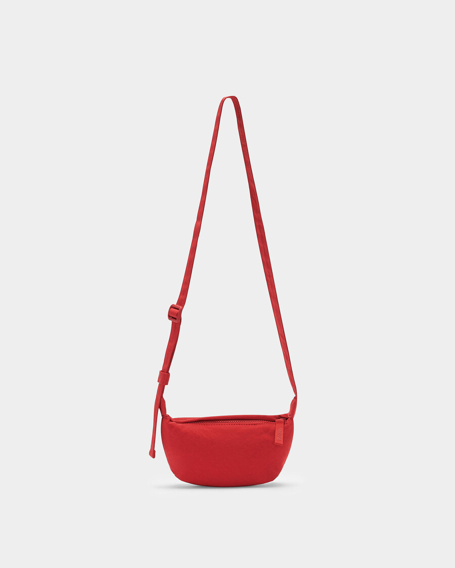 bolso pequeño de media luna de nailon