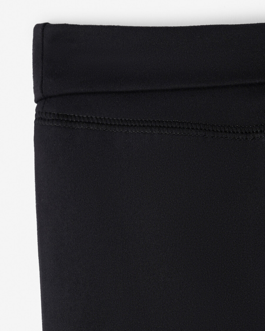 leggings deportivos con pliegues en el tobillo para niñas pequeñas