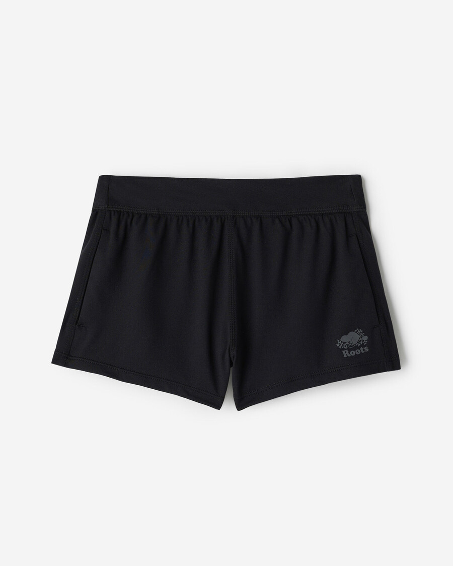 pantalón corto deportivo para niñas pequeñas