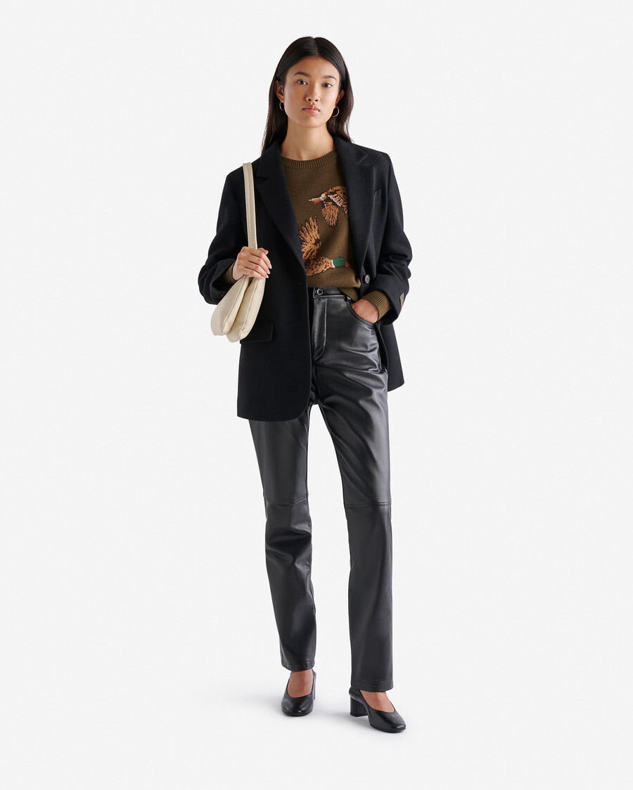 pantalones de cuero