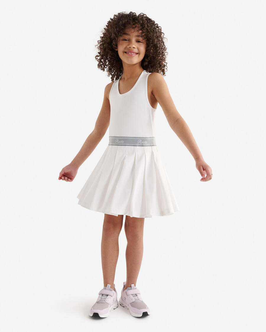 vestido de tirantes activo para niñas