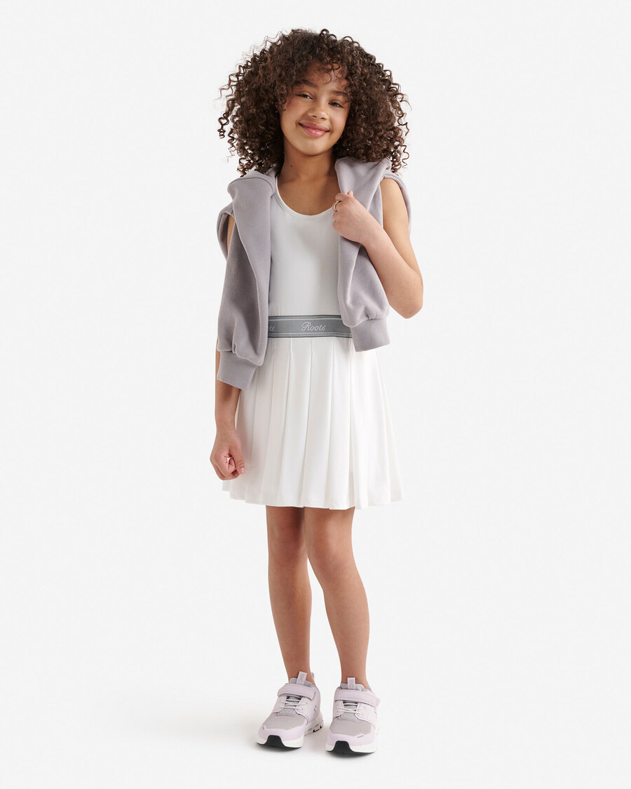 vestido de tirantes activo para niñas