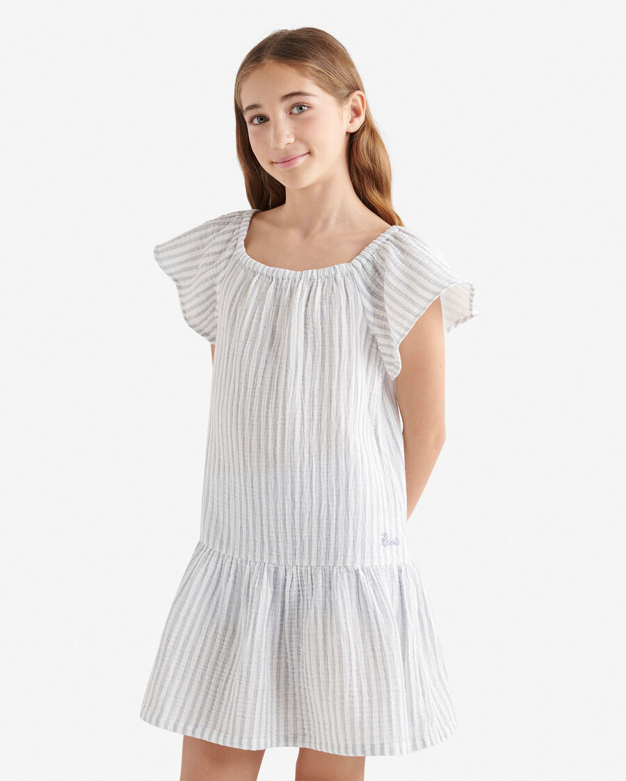 vestido isla flutter para niñas