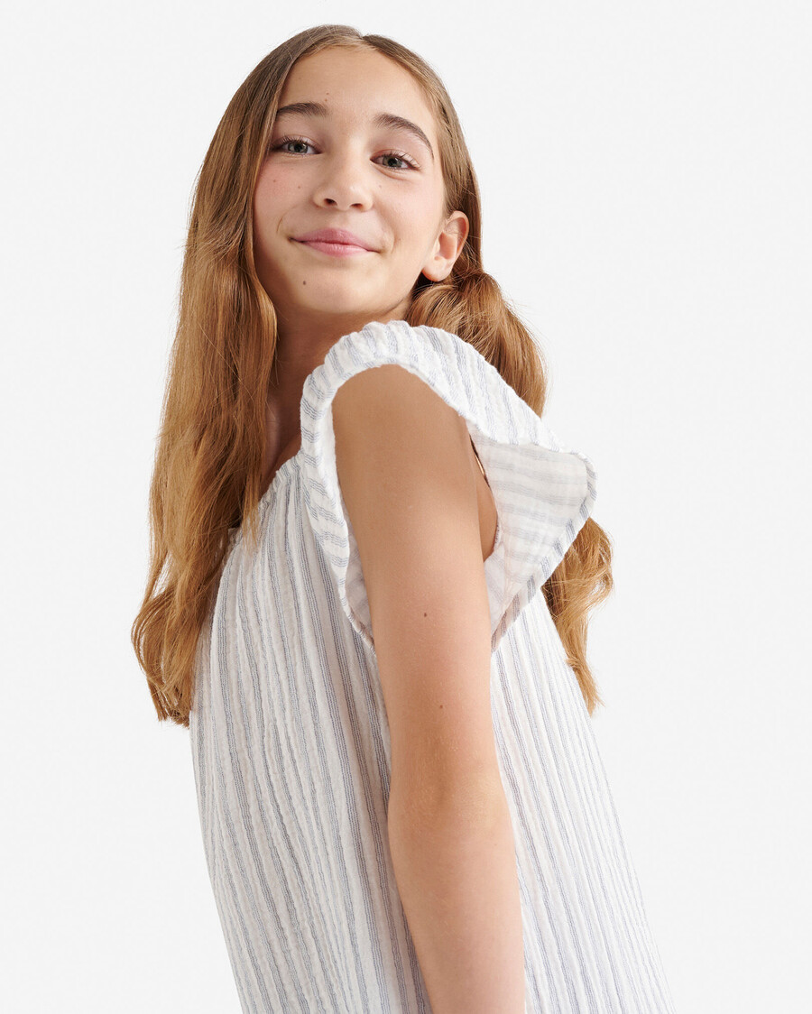 vestido isla flutter para niñas