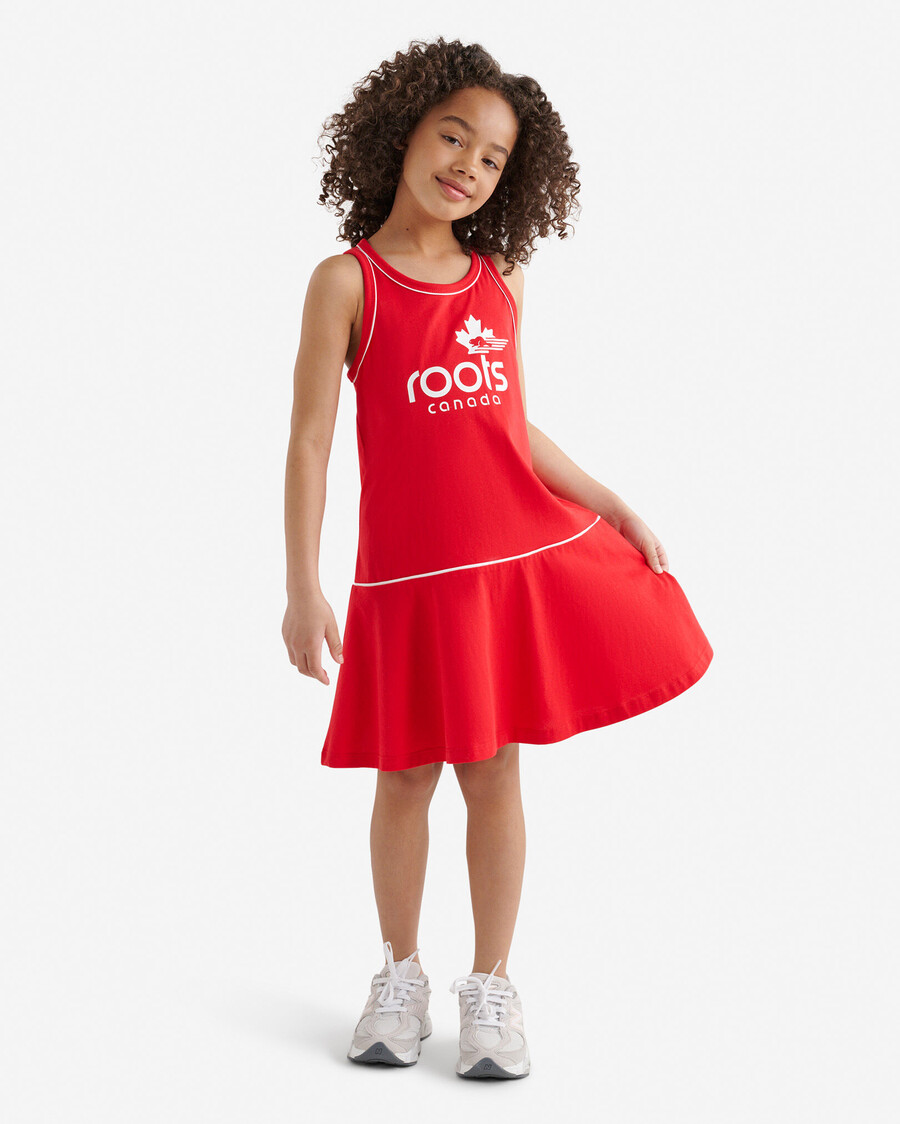 vestido de atletismo del norte para niñas