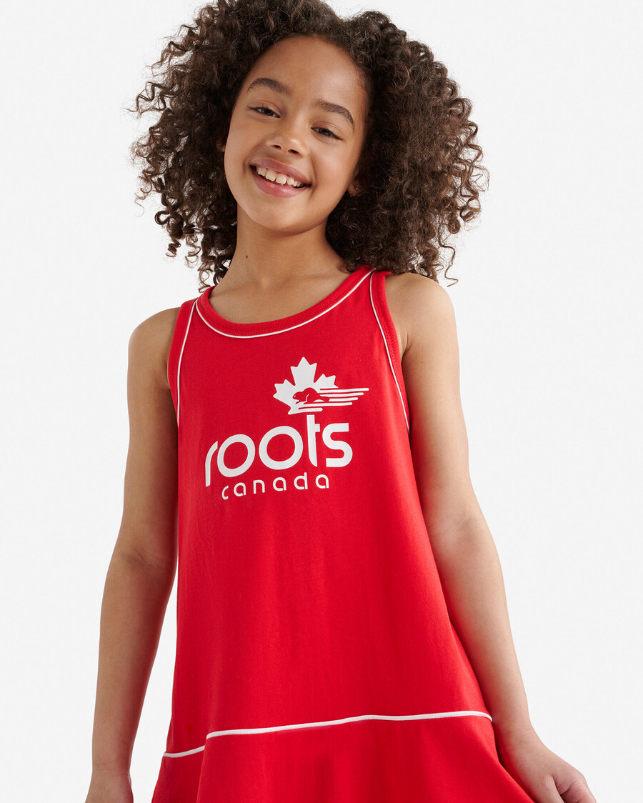 vestido de atletismo del norte para niñas