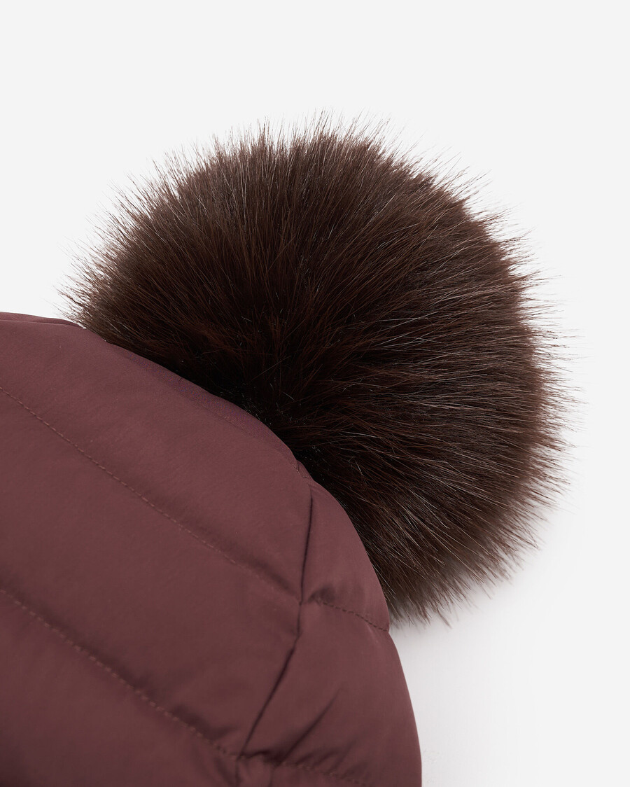 gorro acolchado