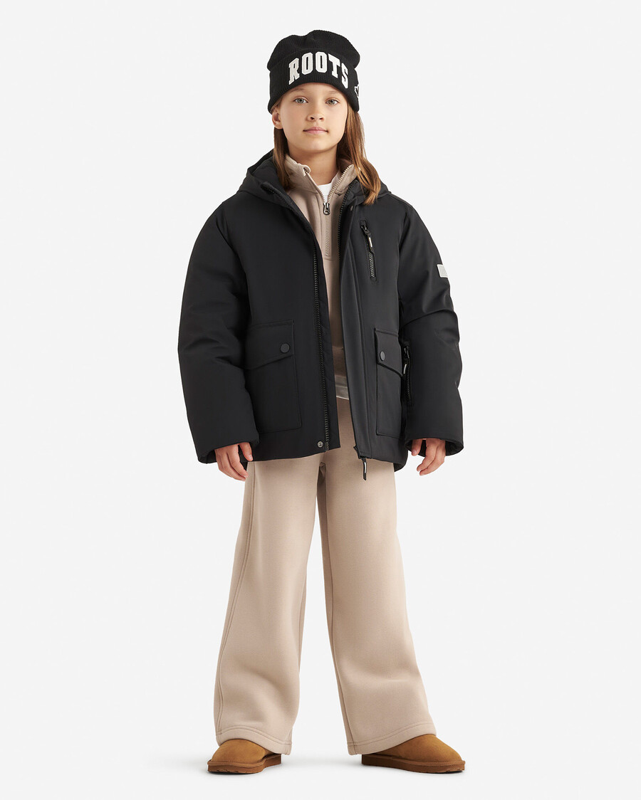 parka técnica roots para niños