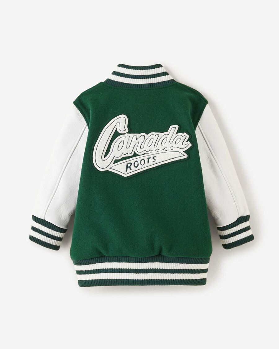 chaqueta universitaria canadiense para niños pequeños 2.0