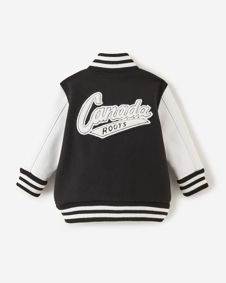 chaqueta universitaria canadiense para niños pequeños 2.0