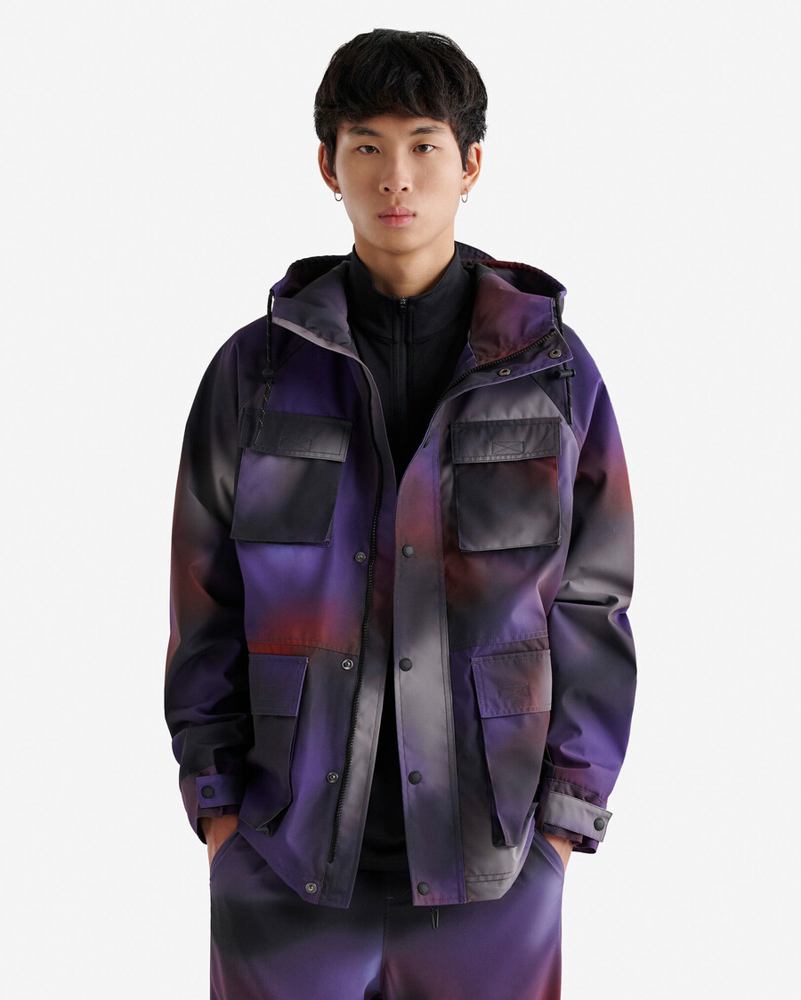chaqueta de campo con capucha