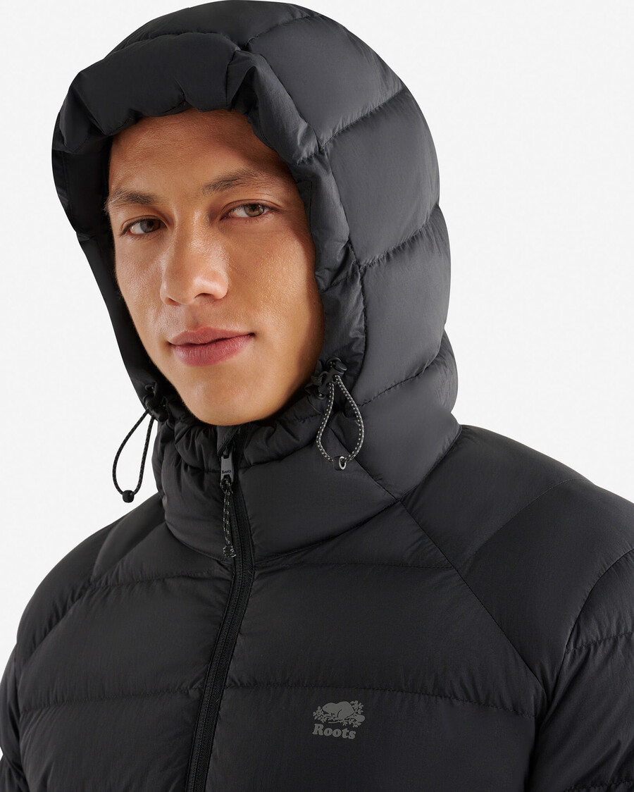chaqueta plegable roots down