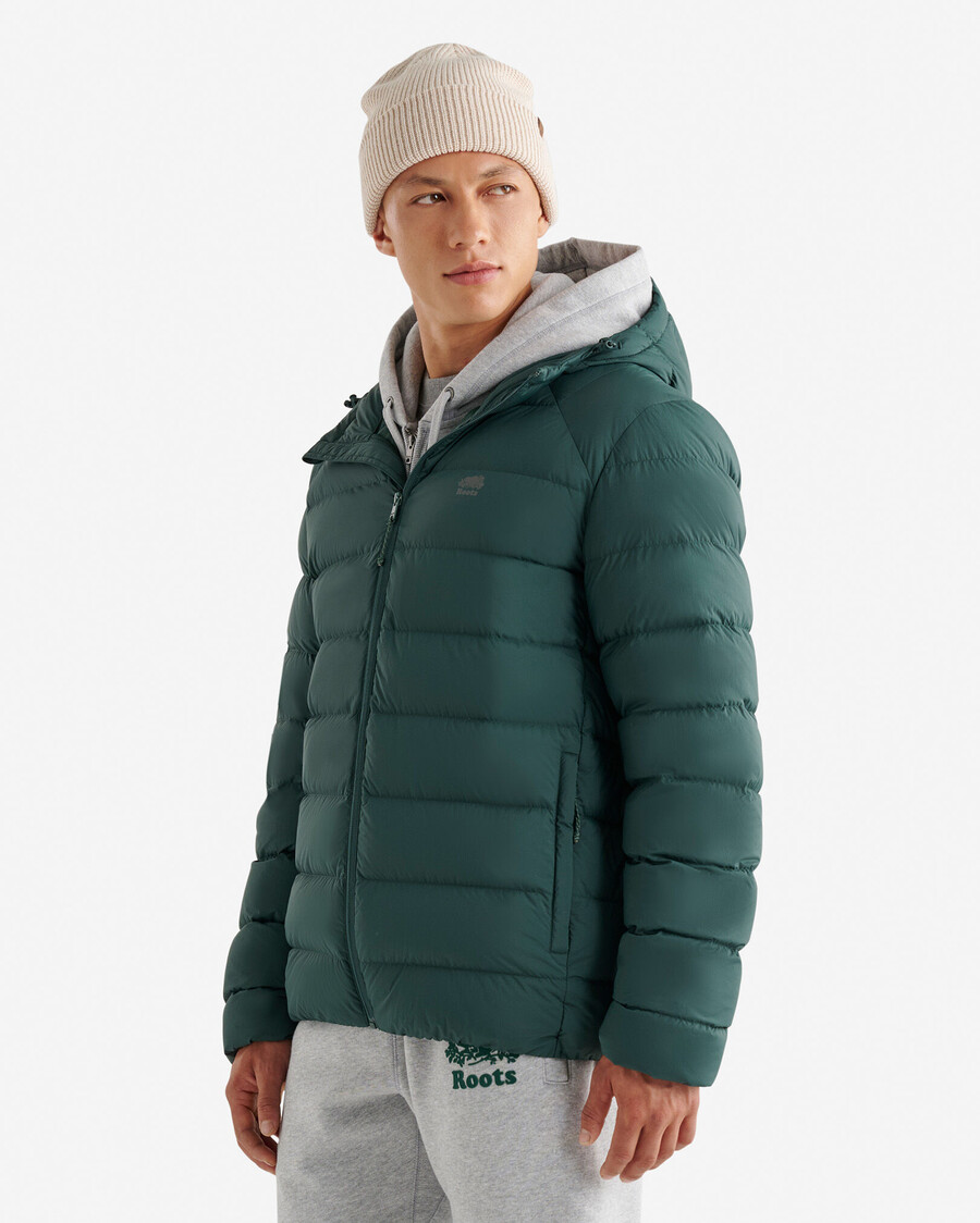 chaqueta plegable roots down