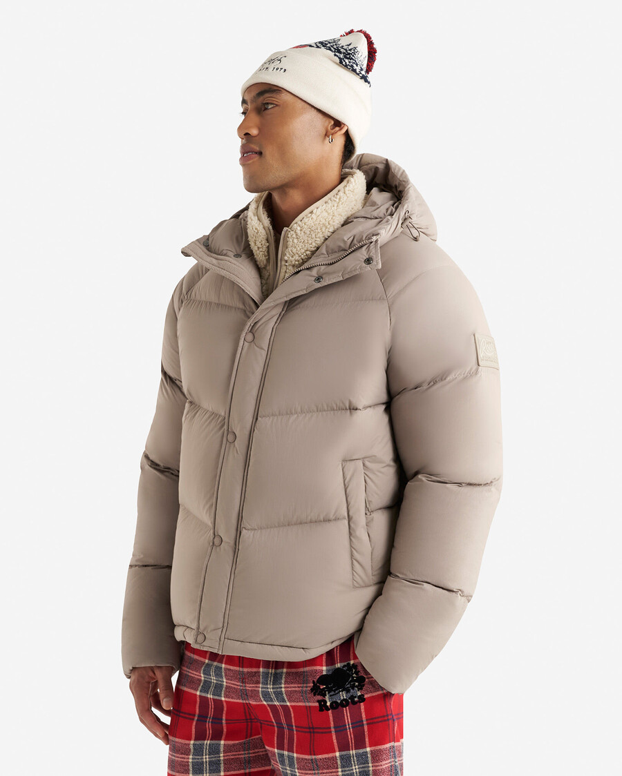 chaqueta acolchada roots down